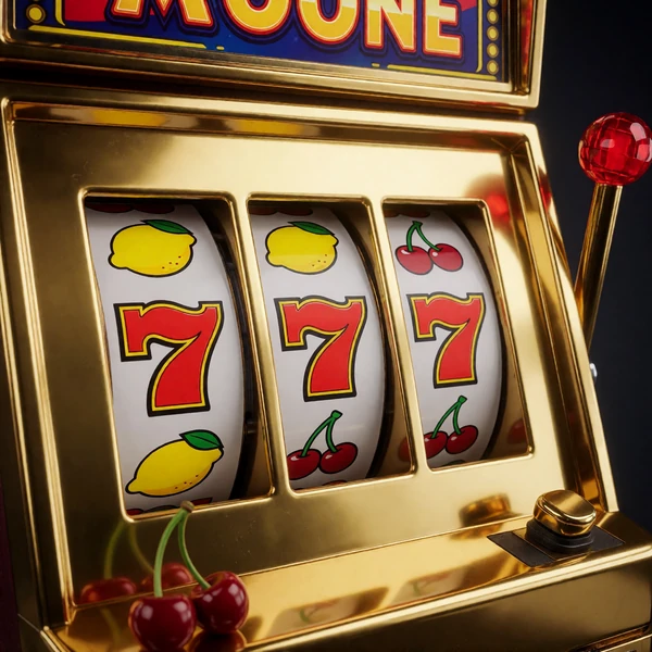 Slot Golden Fruits als Retro-Fr&uuml;chteautomat in polierter Gold-Edition